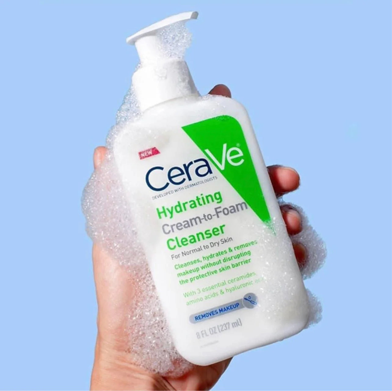 Cerave - Limpiadora Crema-Espuma Hidratante - 16 oz