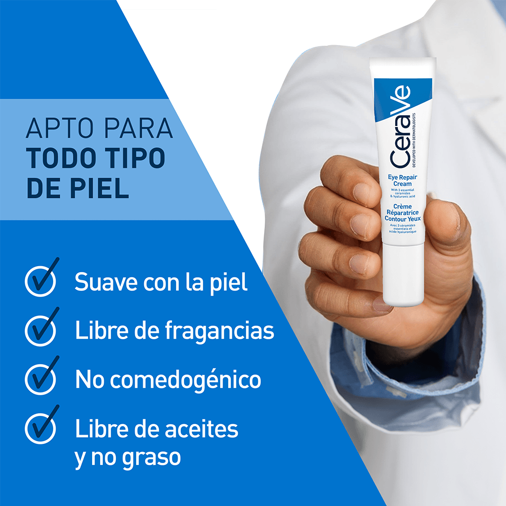 CeraVe - Crema Reparadora para Contorno De Ojos - 14 ml