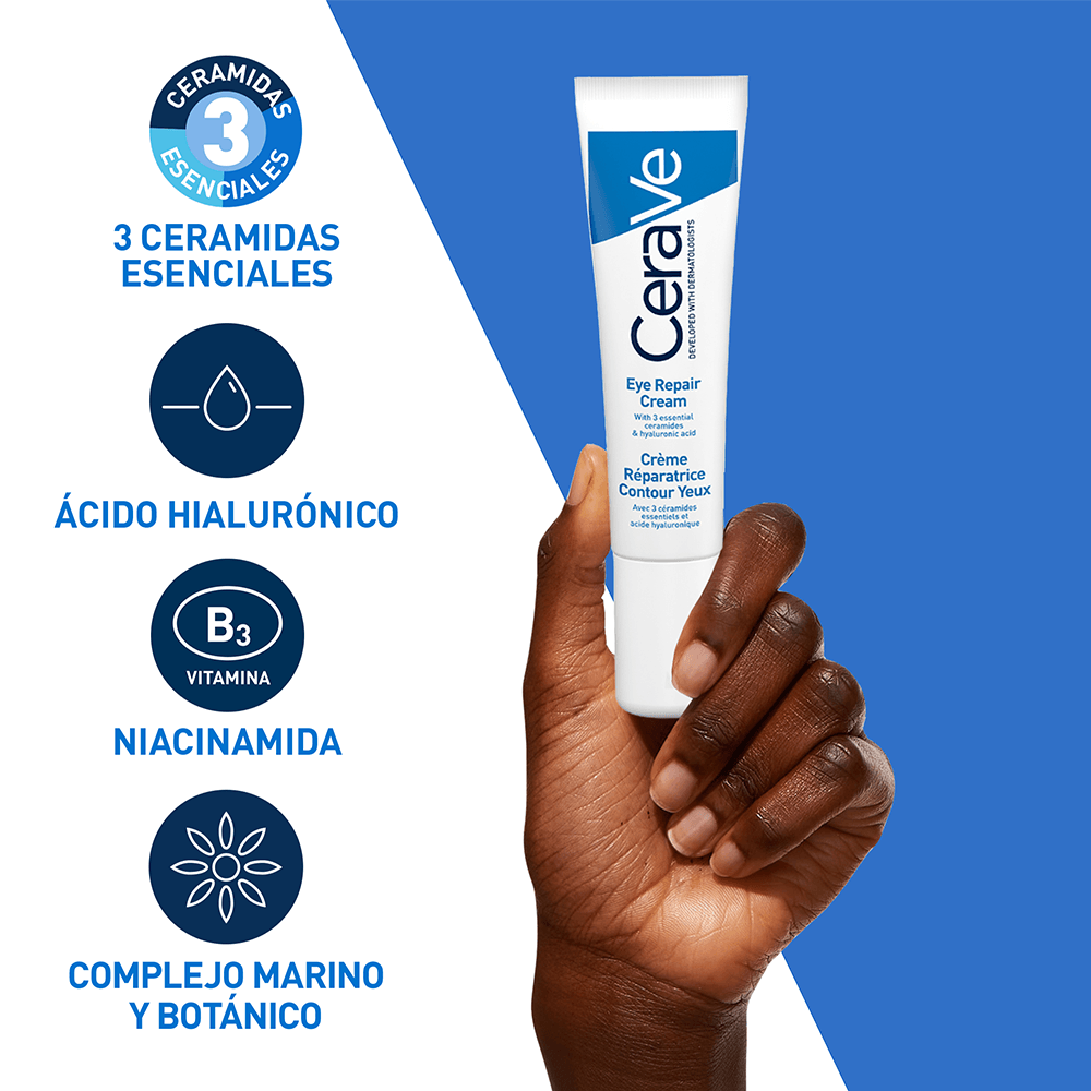 CeraVe - Crema Reparadora para Contorno De Ojos - 14 ml