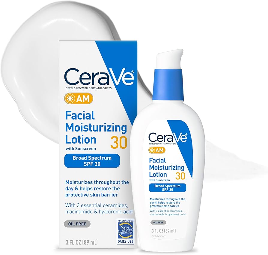 Cerave - Loción hidratante facial AM SPF 30 - 3 oz