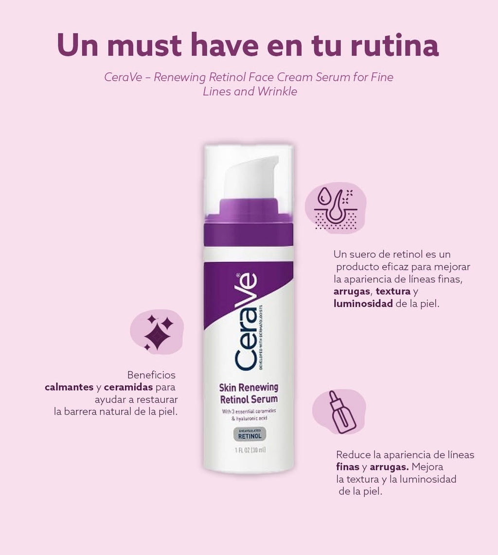 Cerave - Skin Renewing Retinol Serum - 1 oz