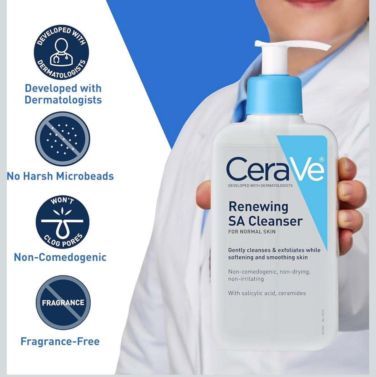 Cerave - Limpiador Renewing SA Cleanser 16 oz