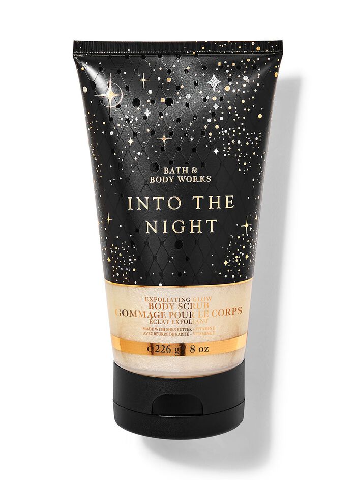 Bath&Body Works In to the night - Exfoliante corporal con brillo