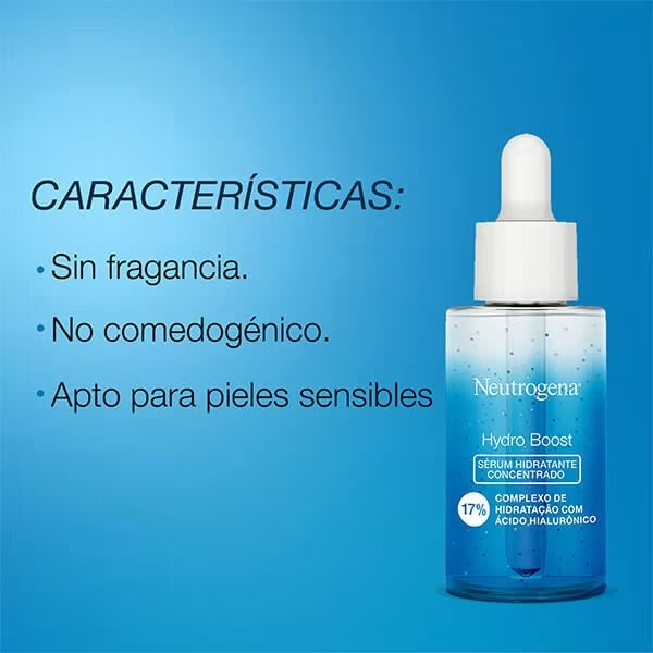 Neutrogena Hydro Boost | Serum Hidratante Concentrado |Ácido Hialurónico | 30ml