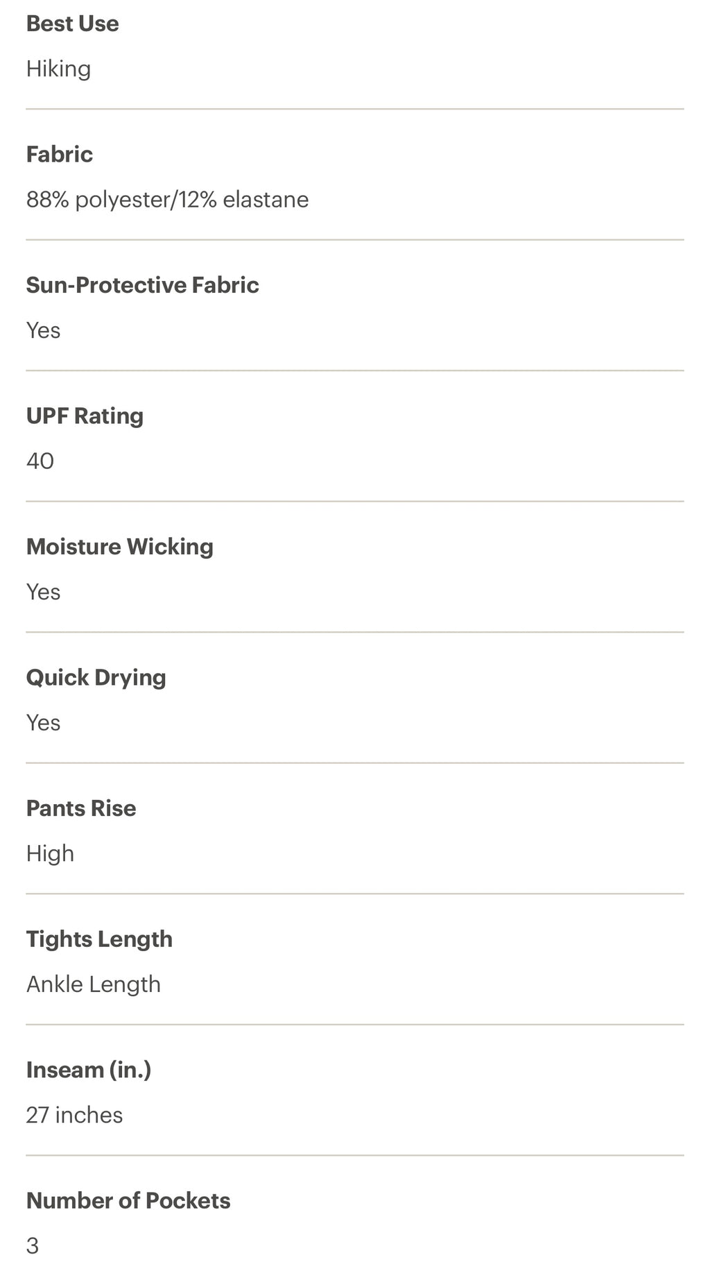 The North Face | Dune Sky Pocket Tights