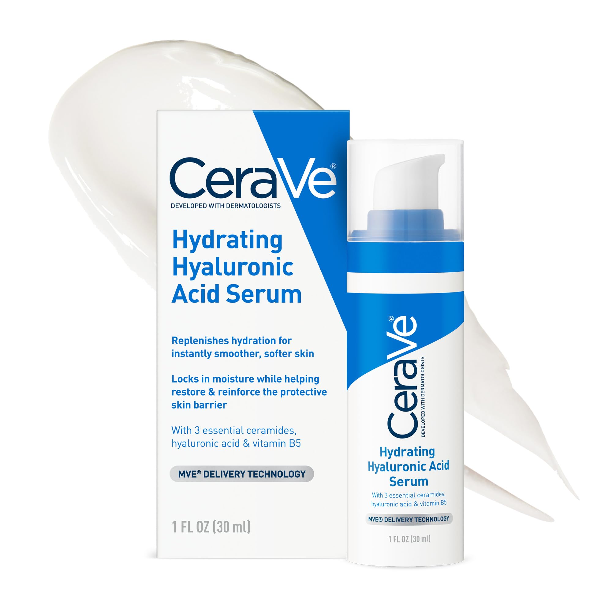 Cerave - Sérum Hidratante con Ácido Hialurónico - 1 oz