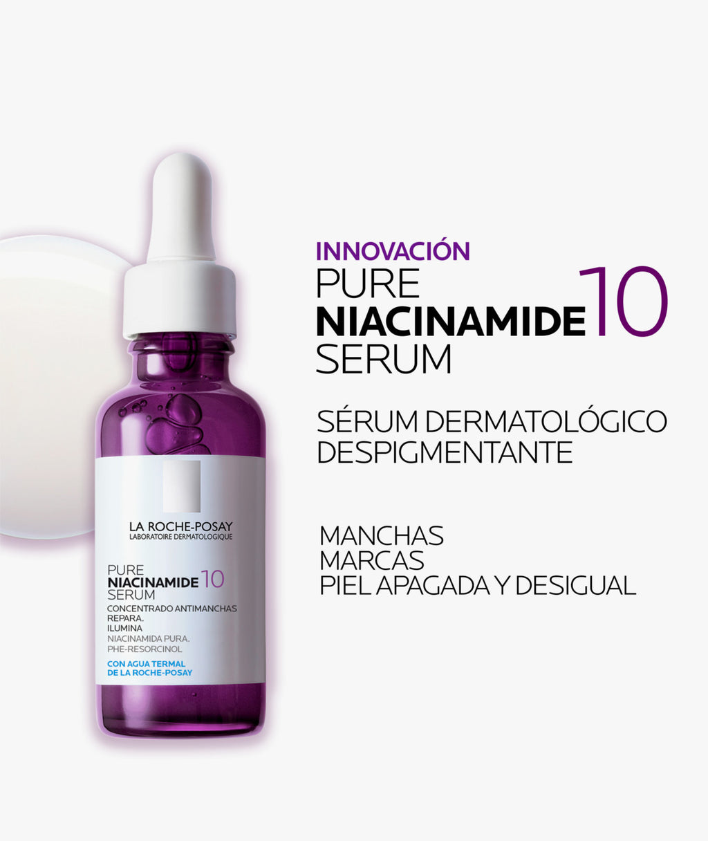 La Roche Posay Pure Niacinamide - Sérum Antienvejecimiento con Niacinamide - 30 ml