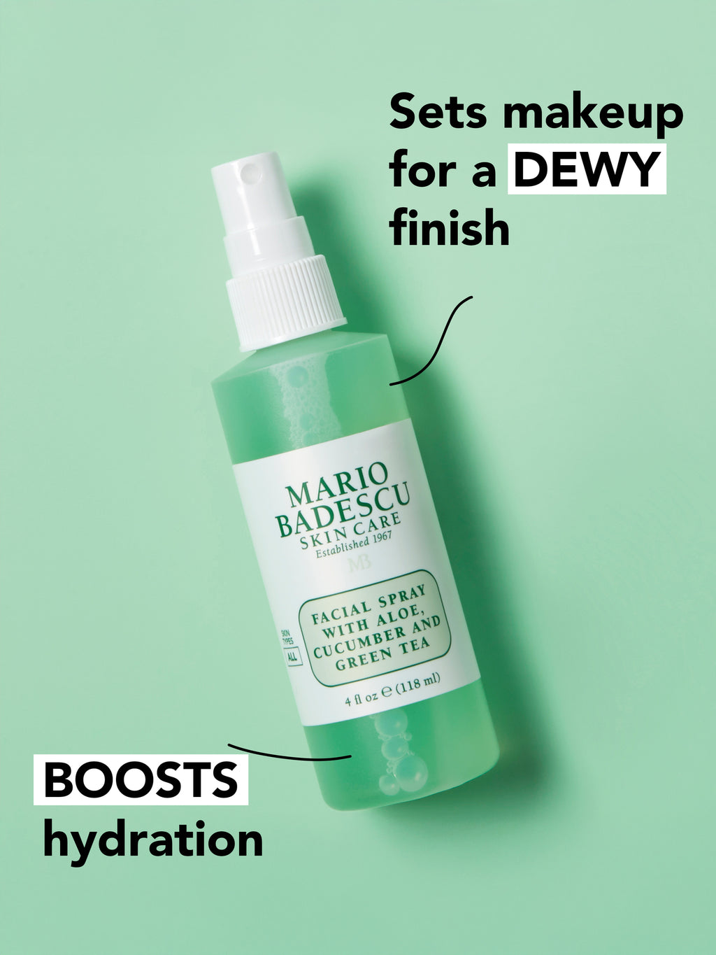 Mario Badescu - Facial Spray With Aloe, Cucumber & Green Tea - 6 oz